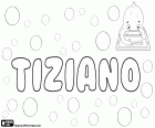 Tiziano, nombre para niño en italiano, derivado del nombre latino Titianus, variante de Ticiano