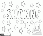 Shann, nombre de origen gaélico utilizado tanto para niño como para niña, variante de Shan. También es un apellido inglés