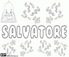 Salvatore, nombre masculino en italiano, nombre de origen latino, derivado de Salvator, nombre cristiano muy antiguo, su significado es el que salva, una traducción del nombre de Jesús para los primeros cristianos