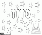 Tito, nombre masculino con diferentes orígenes. Tito, nombre en español, portugués e italiano, derivado del nombre romano Titus. Tito, diminutivo y nombre cariñoso utilizado en español para varios nombres como Alberto y Albertito, Roberto y Robertito, Ernesto y Ernestito, entre otros