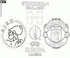 Ajax Amsterdam contra Manchester United, la final de la UEFA Europa League 2016-2017, miércoles 24 de mayo de 2017, Friends Arena de Estocolmo, Suecia