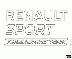 El logo de Renault Sport F1 Team, un equipo de Fórmula 1