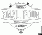 El logo de la Final Four Estambul 2017 de la EuroLiga de Baloncesto. Del 19 al 21 de mayo de 2016, en el Sinan Erdem Dome de Estambul, Turquía. Las semifinales son CSKA de Moscú contra Olympiacos y Fenerbahce contra Real Madrid. ¡Buena suerte a todos los equipos!