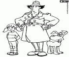 El despistado Inspector Gadget, su sobrina Sophie y su perro son los tres héroes protagonistas