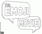 El logo original en inglés de la película de animación Emoji, The Emoji Movie