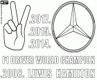 Lewis Hamilton, el piloto británico ha conseguido su cuarto título de campeón el mundo de Pilotos de Fórmula 1. Se trata de su tercer título mundial con la escudería Mercedes, 2014, 2015 y 2017. Su primer título lo consiguió en 2008 con la escudería McLaren