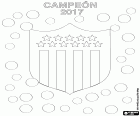 Club Atlético Peñarol de Montevideo, campeón del Campeonato Uruguayo de Primera División 2017 y del torneo Clausura 2017, campeonato de fútbol de Uruguay