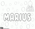 Marius, nombre de origen latino para niño utilizado en muchos idiomas, en inglés, alemán, francés, holandés, rumano, catalán, danés y noruego