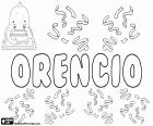 Orencio, nombre español para niño, nombre de origen latino, proviene del nombre romano Orentius o Orientius, su significado es el que viene de oriente