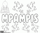 Mpampis, variante de Mpamphs, transliteraciones para un nombre masculino de origen griego