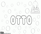 Otto, nombre masculino de origen germánico en inglés, alemán, holandés, húngaro, sueco, danés, finlandés y noruego, variante de Oto, Odo, Oddo y Audo