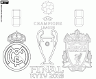 Real Madrid contra Liverpool, la final de la UEFA Champions League 2017-2018, NSC Olimpiyskiy Stadium en Kiev, Ucrania, 26 de Mayo de 2018