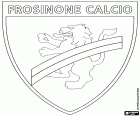 Emblema del Frosinone Calcio, club de fútbol italiano con sede en Frosinone, ciudad del Lacio en el centro de Italia