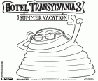 El cuerpo de gelatina del monstruo Blobby siempre se balancea al ritmo de la música. Un personaje de la nueva película Hotel Transylvania 3, Monstruos de vacaciones o Unas vacaciones monstruosas