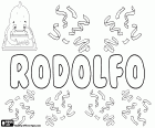Rodolfo, nombre para niño en español, portugués e italiano, nombre de origen germánico, proviene de Hrodulf, latinizado como Rodolphus