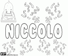 Niccolò, nombre para niño en italiano, variante de Nicola, Nicolao y Nicolò