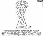 Logo de la Copa Mundial Femenina de Fútbol de la FIFA 2019 que se disputará en Francia del 7 de junio al 7 de julio de 2019. Los 24 equipos participantes son Alemania, Argentina, Australia, Brasil, Camerún, Canadá, Chile, China, Corea, EEUU, Escocia, España, Francia, Inglaterra, Italia, Jamaica, Japón, Nigeria, Noruega, Nueva Zelanda, Países Bajos, Sudáfrica, Suecia y Tailandia