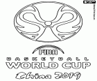 Logo del Copa Mundial de Baloncesto FIBA China 2019. Se disputará entre el 31 de agosto y el 15 de septiembre de 2019
