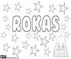 Rokas, nombre masculino en lituano, derivado del nombre de origen germánico, Rochus