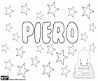 Piero, nombre masculino en italiano, derivado del nombre griego Petros