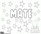 Mate, nombre masculino en croata, diminutivo de Matej y Matija, nombres croatas que corresponden a Mateo y Matías, respectivamente. Máté, nombre para niño en húngaro. Mate, transliteración del nombre en georgiano que corresponde a Mateo