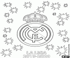 El Real Madrid CF es el campeón 2019-2020 de la Liga. Este es el 34º título de campeón de liga en su historia