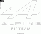 Logotipo del equipo de F1, Alpine F1 Team