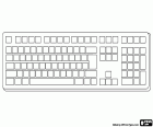 Un teclado con las teclas en blanco para personalizar