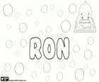 Ron, nombre para niño con diferentes orígenes. Ron, abreviatura de Ronald, utilizada en varios idiomas como en inglés, alemán, escocés y holandés. Ron, nombre masculino de origen hebreo, su significado es canción y alegría