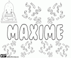 Maxime, nombre en francés para niño, nombre de origen latino, derivado del apellido romano Maximus