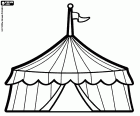 La carpa de un circo es una construcción ligera de carácter temporal. Existen carpas de diferentes tamaños. Las carpas se montan allá donde se necesitan y se desmontan cuando han acabado su función