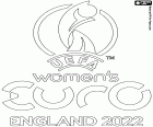 El logo de la Eurocopa Femenina 2022 que se disputa en Inglaterra del 6 al 31 de julio de 2022