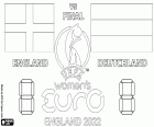 La final de la Eurocopa femenina entre las selecciones nacionales de Inglaterra y Alemania que se disputa en el Estadio de Wembley, Londres, el 31 de julio de 2022 