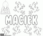 Maciek, nombre para niño en polaco, diminutivo de Maciej