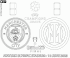 La final de la UEFA Champions League 2022-2023 entre el Manchester City FC, Man City, y el FC Internazionale Milano, Inter Milan, en el Estadio Olímpico Atatürk de Estambul, Turquía, el 10 de junio de 2023