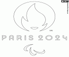 Logotipo de los Juegos Paralímpicos de Verano París 2024 que se celebraran del 28  de agosto al 8 de septiembre de 2024 en la capital francesa