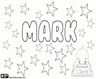 Mark, nombre de niño utilizado en diversos idiomas, como inglés, neerlandés, danés, noruego, sueco y húngaro, tambien es la transliteración del mismo nombre en ruso y bieloruso. Mark tiene su origen en el nombre romano Marcus que proviene del dios romano de la guerra Marte