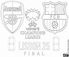 Arsenal FC contra FC Barcelona, la final de la UEFA Women's Champions League se disputa el sábado 24 de mayo de 2025 en el estadio José Alvalade de Lisboa, Portugal
