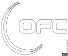 Logo de la OFC, la Confederación de Fútbol de Oceanía, en inglés, Oceania Football Confederation. La OFC es la confederación de asociaciones nacionales de fútbol en Oceanía. La sede central de este organismo está en Auckland, Nueva Zelanda