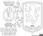 Colorear Aston Villa, Europa League 2026