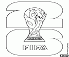 Colorear Logo Copa Mundial FIFA 2026