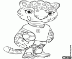 Colorear Zayu,mascota México Mundial 2026