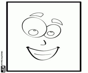 Colorear Rectángulo vertical con cara