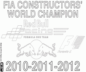 Colorear Red Bull Racing, F1 2010-11-12