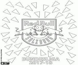 Colorear Red Bull Salzburg,Bundesliga 2018