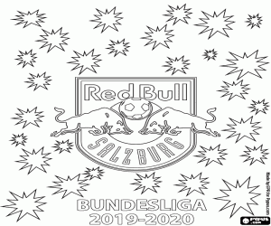 Colorear Red Bull Salzburg, campeón 19-20