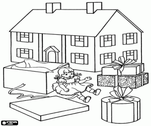 Colorear Regalos de Navidad para abrir