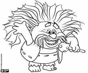 Colorear Rey Peppy con una maraca