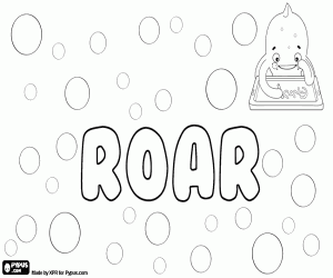 Colorear Roar, nombre noruego para niño