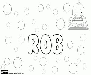 Colorear Rob, diminutivo de Robert